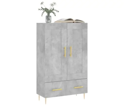 Augstais Skapītis, Pelēks, 69,5X31X115 Cm, Inženierijas Koks Vidaxl Augstais Skapītis, Pelēks, 69,5X31X115 Cm, Inženierijas Koks Vidaxl