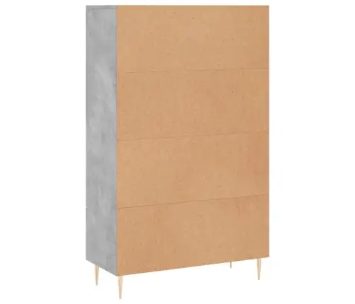 Augstais Skapītis, Pelēks, 69,5X31X115 Cm, Inženierijas Koks Vidaxl Augstais Skapītis, Pelēks, 69,5X31X115 Cm, Inženierijas Koks Vidaxl