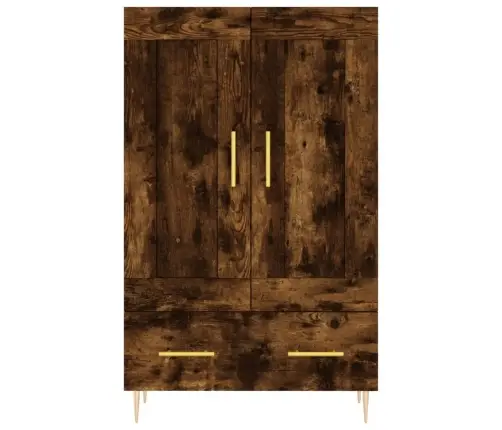 Kõrge Kapp, Suitsutatud Tamm, 69,5 X 31 X 115 cm Tehispuit