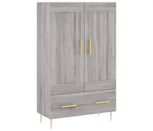Augstais Skapītis, Pelēks, 69,5X31X115 Cm, Inženierijas Koks Vidaxl Augstais Skapītis, Pelēks, 69,5X31X115 Cm, Inženierijas Koks Vidaxl