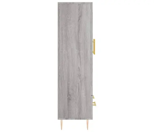 Augstais Skapītis, Pelēks, 69,5X31X115 Cm, Inženierijas Koks Vidaxl Augstais Skapītis, Pelēks, 69,5X31X115 Cm, Inženierijas Koks Vidaxl