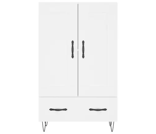 Augstais Skapītis, Balts, 69,5X31X115 Cm, Inženierijas Koks Vidaxl