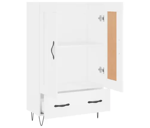 Augstais Skapītis, Balts, 69,5X31X115 Cm, Inženierijas Koks Vidaxl