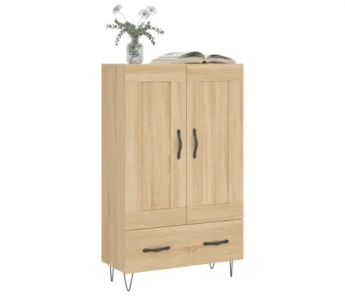 Augstais Skapītis, Koka Krāsa, 69,5X31X115Cm, Inženierijas Koks Vidaxl