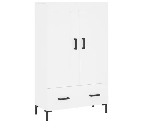 Kõrge Kapp, Valge, 69,5 X 31 X 115 cm Tehispuit