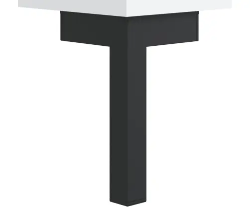 Kõrge Kapp, Valge, 69,5 X 31 X 115 cm Tehispuit