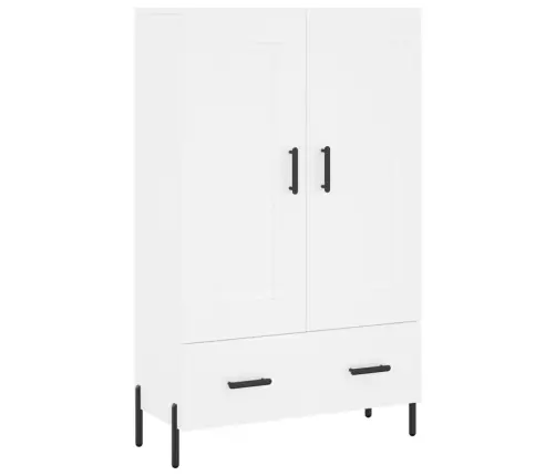 Augstais Skapītis, Balts, 69,5X31X115 Cm, Inženierijas Koks Vidaxl