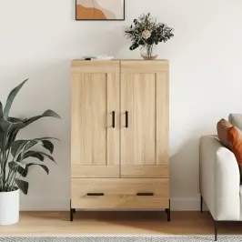 Augstais Skapītis, Koka Krāsa, 69,5X31X115Cm, Inženierijas Koks Vidaxl