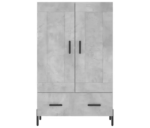 Komoda, Betono Pilkos Spalvos, 69,5X31X115cm Apdirbta Mediena Komoda, Betono Pilkos Spalvos, 69,5X31X115cm Apdirbta Mediena