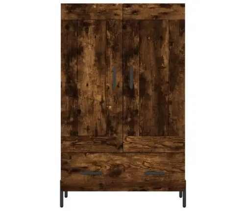 Komoda, Dūminio Ąžuolo Spalvos, 69,5X31X115cm Apdirbta Mediena