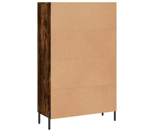 Komoda, Dūminio Ąžuolo Spalvos, 69,5X31X115cm Apdirbta Mediena