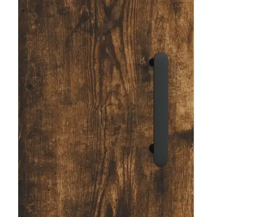 Komoda, Dūminio Ąžuolo Spalvos, 69,5X31X115cm Apdirbta Mediena