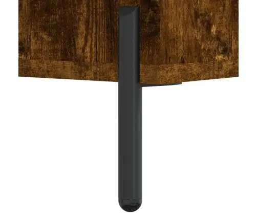 Komoda, Dūminio Ąžuolo Spalvos, 69,5X31X115cm Apdirbta Mediena