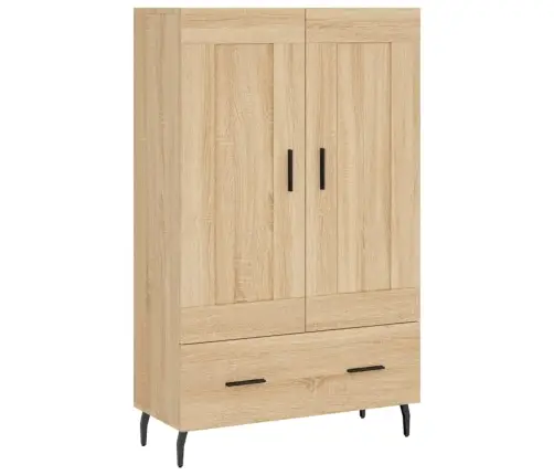 Augstais Skapītis, Koka Krāsa, 69,5X31X115Cm, Inženierijas Koks Vidaxl