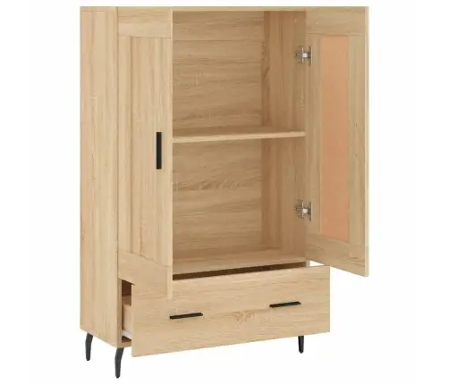 Augstais Skapītis, Koka Krāsa, 69,5X31X115Cm, Inženierijas Koks Vidaxl