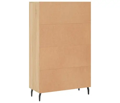 Augstais Skapītis, Koka Krāsa, 69,5X31X115Cm, Inženierijas Koks Vidaxl