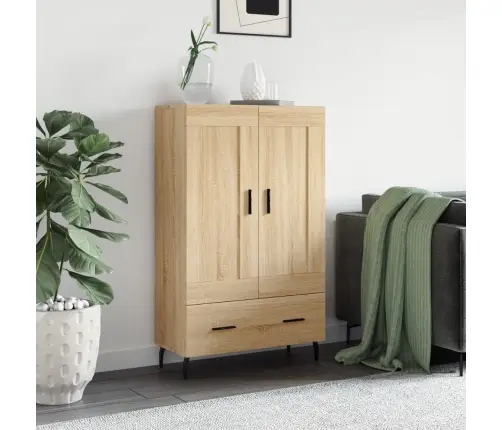 Augstais Skapītis, Koka Krāsa, 69,5X31X115Cm, Inženierijas Koks Vidaxl