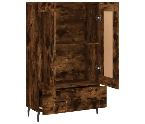 Augstais Skapītis, Ozolkoka, 69,5X31X115 Cm, Inženierijas Koks Vidaxl