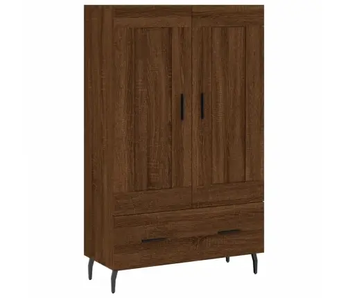 Augstais Skapītis, Ozolkoka, 69,5X31X115 Cm, Inženierijas Koks Vidaxl