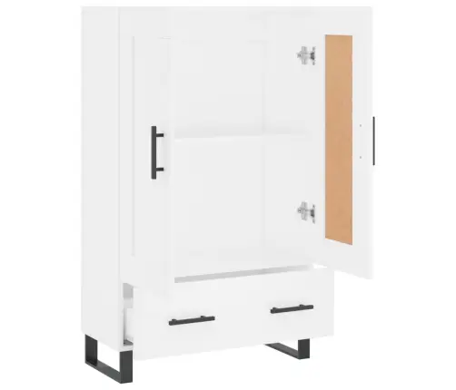 Komoda, Baltos Spalvos, 69,5X31X115cm Apdirbta Mediena