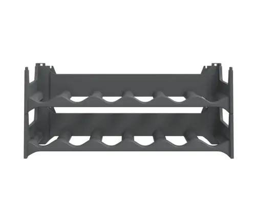 Vīna Plaukts 12 Pudelēm, Pp, Saliekams Viens Uz Otra Vidaxl