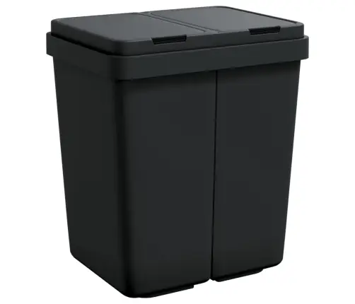 Kahe Konteineriga Prügikast, Antratsiithall, 2 X 25 L