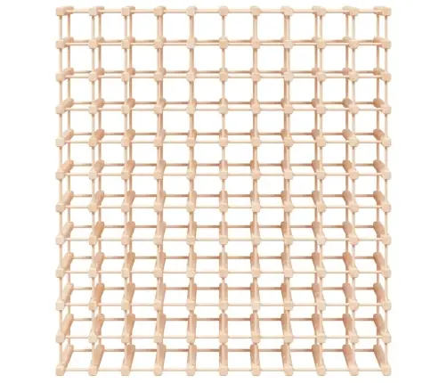 Vīna Pudeļu Plaukts 120 Pudelēm, 112,5X23X123,5 Cm, Priede Vidaxl