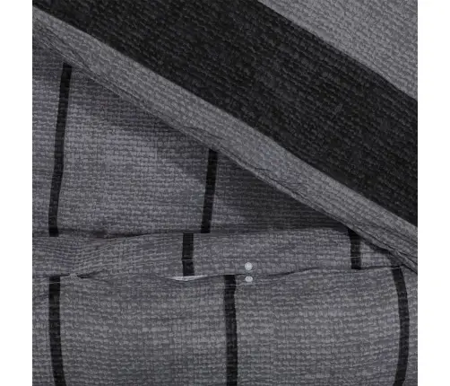 Patalynės Komplektas, Tamsiai Pilkas, 135X200cm Medvilnė