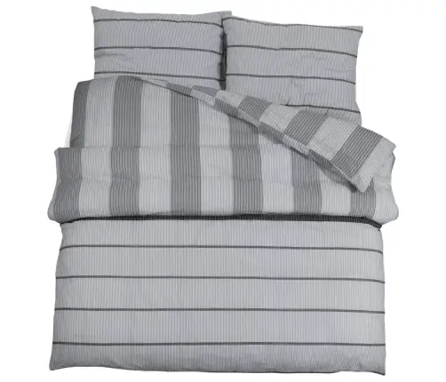 Voodipesukomplekt, Hall, 225 X 220 cm Puuvill