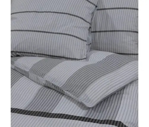 Voodipesukomplekt, Hall, 225 X 220 cm Puuvill