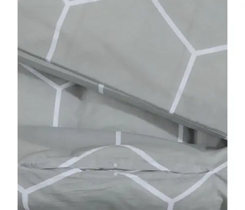 Patalynės Komplektas, Pilkas, 240X220cm Medvilnė