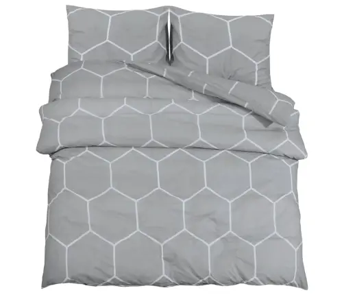 Voodipesukomplekt, Hall, 200 X 220 cm Puuvill