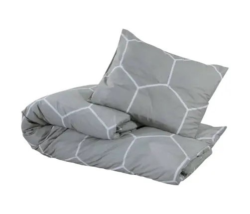 Voodipesukomplekt, Hall, 200 X 220 cm Puuvill