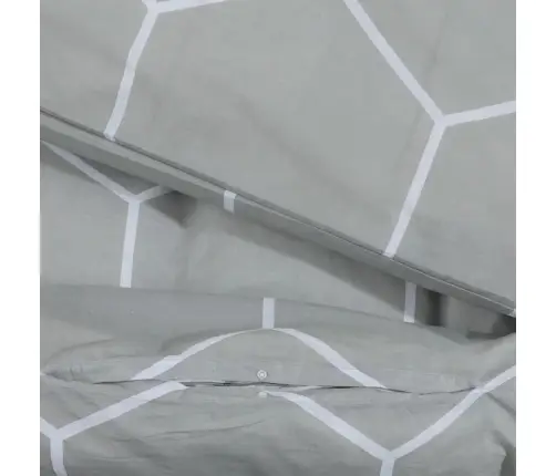 Voodipesukomplekt, Hall, 200 X 220 cm Puuvill