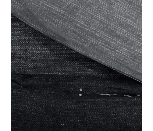 Gultasveļas Komplekts, Tumši Pelēks, 135X200 Cm, Kokvilna Vidaxl