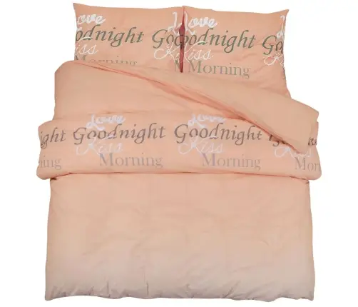 Gultasveļas Komplekts, Rozā, 200X200 Cm, Kokvilna Vidaxl