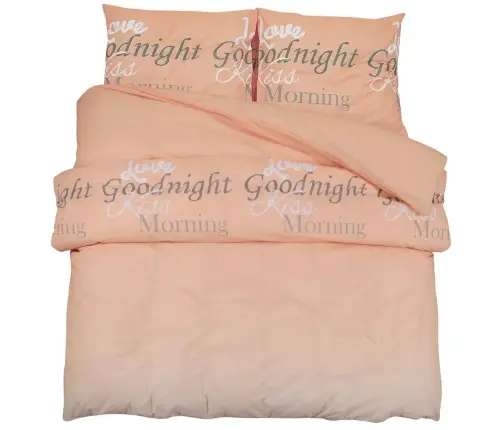 Gultasveļas Komplekts, Rozā, 200X200 Cm, Kokvilna Vidaxl