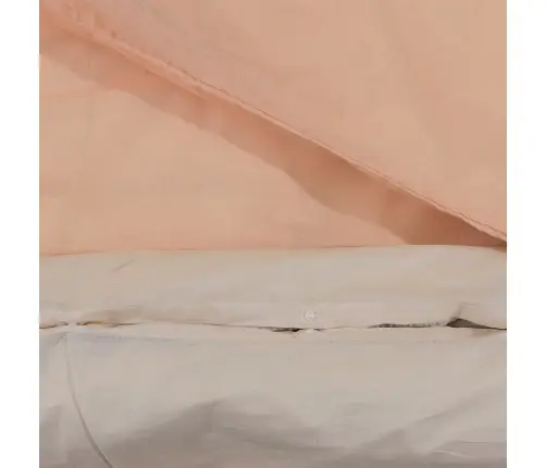 Gultasveļas Komplekts, Rozā, 200X200 Cm, Kokvilna Vidaxl