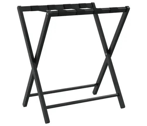 Bagāžas Plaukts, 68,5X38X58 Cm, Bambuss, Melns Vidaxl