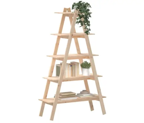 5 Līmeņu Plaukts, A-Forma, 110X40X180,5 Cm, Priedes Masīvkoks Vidaxl