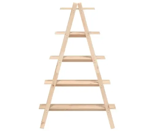 5 Līmeņu Plaukts, A-Forma, 110X40X180,5 Cm, Priedes Masīvkoks Vidaxl