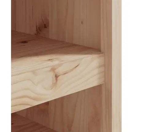 Lauko Virtuvės Spintelė, 106X55X64cm Pušies Medienos Masyvas