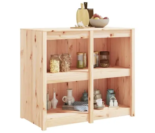Āra Virtuves Skapītis, 106X55X92 Cm, Priedes Masīvkoks Vidaxl