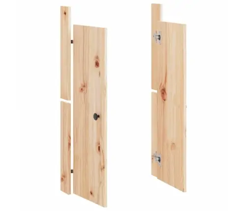 Väliköögi Kapiuksed 2 Tk, 50X9X82 cm Männipuit