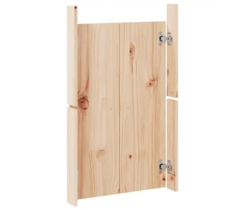 Väliköögi Kapiuksed 2 Tk, 50X9X82 cm Männipuit