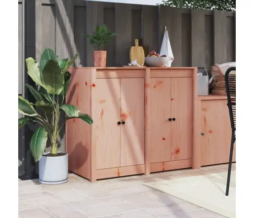 Lauko Virtuvės Durelės, 2Vnt., 50X9X82cm Douglas Eglės Masyvas