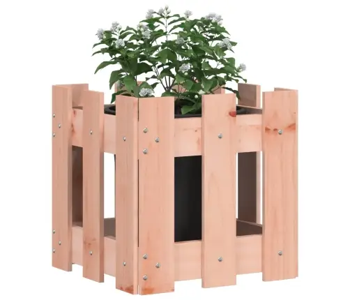 Dārza Puķu Kaste, Žoga Dizains, 30X30X30 Cm, Duglasa Masīvkoks Vidaxl
