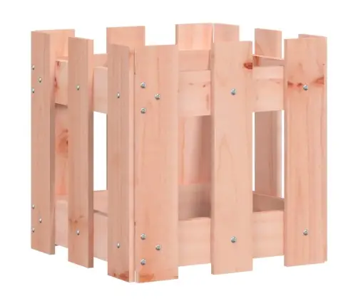 Dārza Puķu Kaste, Žoga Dizains, 30X30X30 Cm, Duglasa Masīvkoks Vidaxl