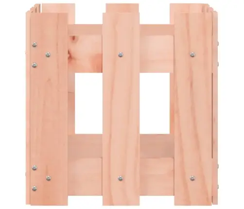 Dārza Puķu Kaste, Žoga Dizains, 30X30X30 Cm, Duglasa Masīvkoks Vidaxl