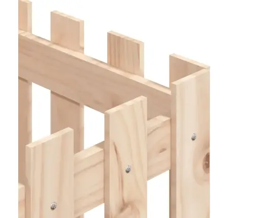 Dārza Puķu Kaste, Žoga Dizains, 40X40X40 Cm, Priedes Masīvkoks Vidaxl